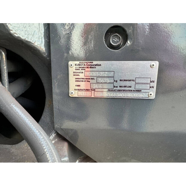 2012 KUBOTA KX161-3SZ-41325544