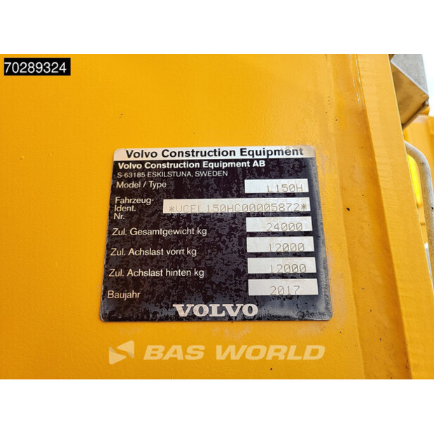 2017 Volvo L150H-41326118