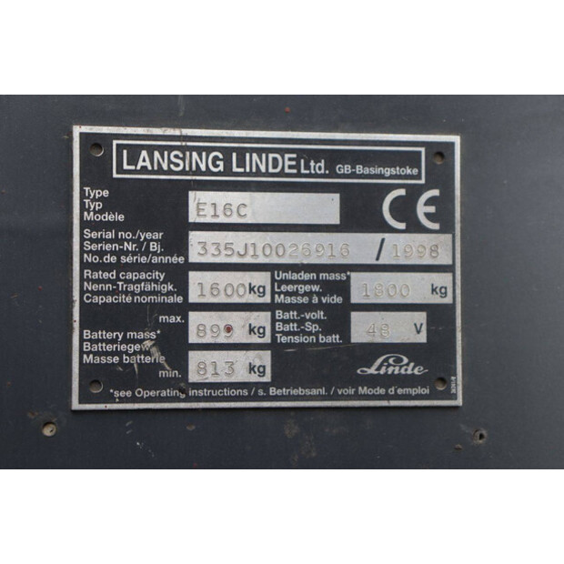 1998 Linde E16C-41337958