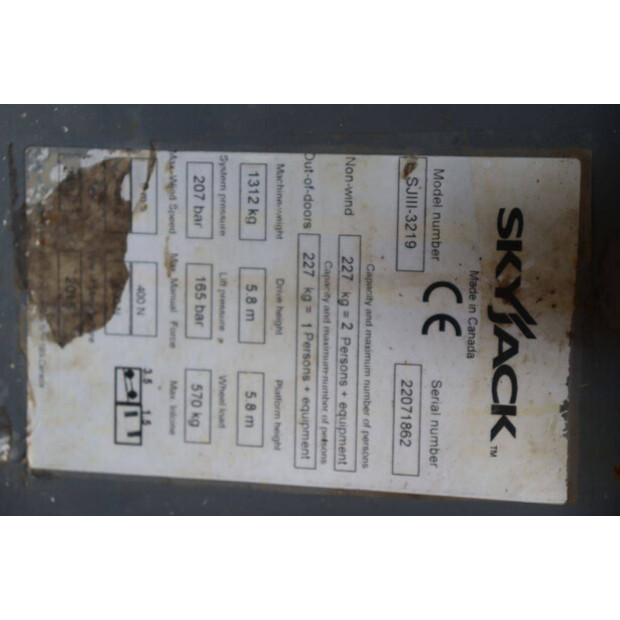 2015 SkyJack SJIII-3219-41338918