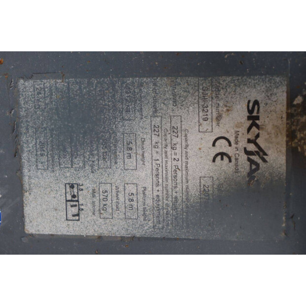 2015 SkyJack SJIII 3219-41339105