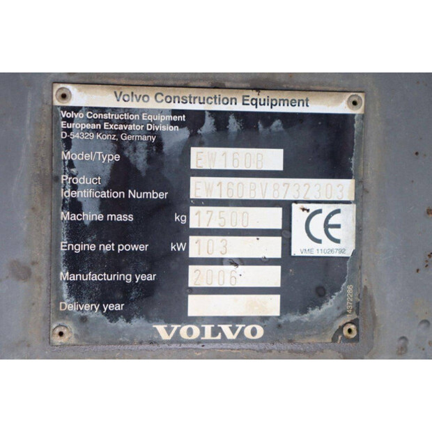 2006 Volvo EW160B-41339569
