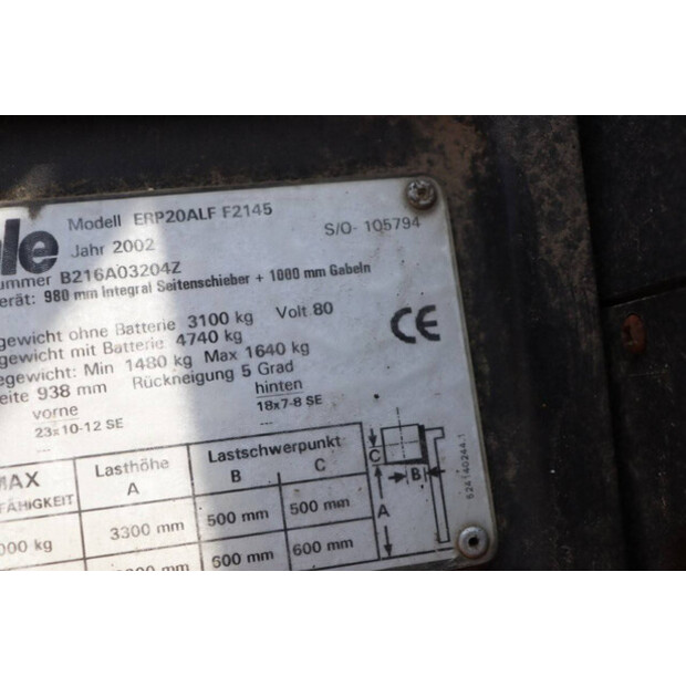 2002 Yale ERP20ALF-41340085