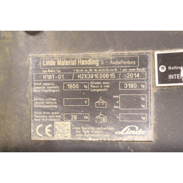 2014 Linde H18T-01-41341222