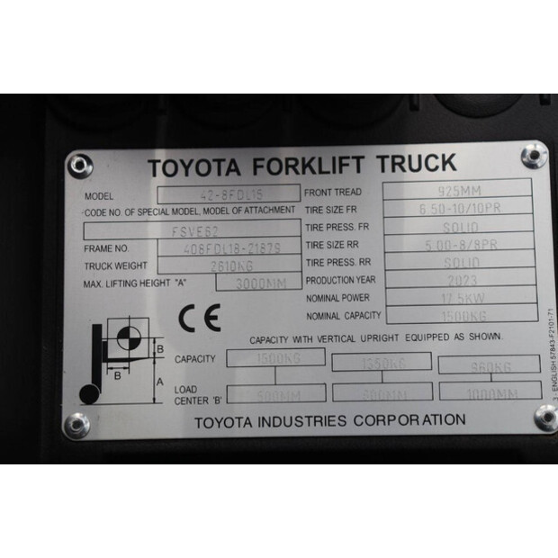 2023 Toyota 42-8FDL15-41341523