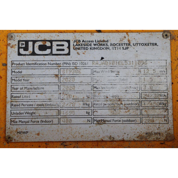 2020 JCB S1930E-41341649