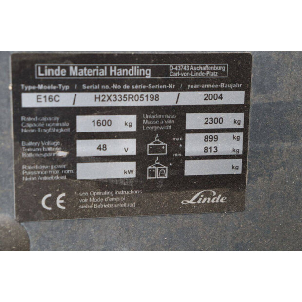 2004 Linde E16C-41341830