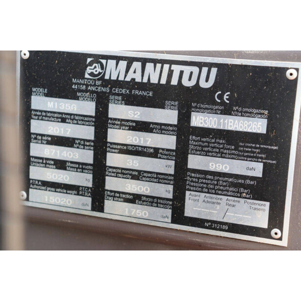 2017 Manitou MI35G-41341972