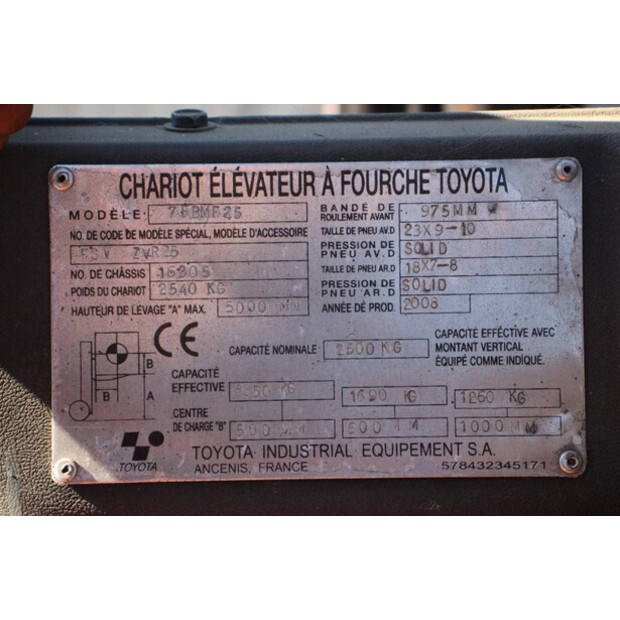 2008 Toyota 7FBMF25-41342123