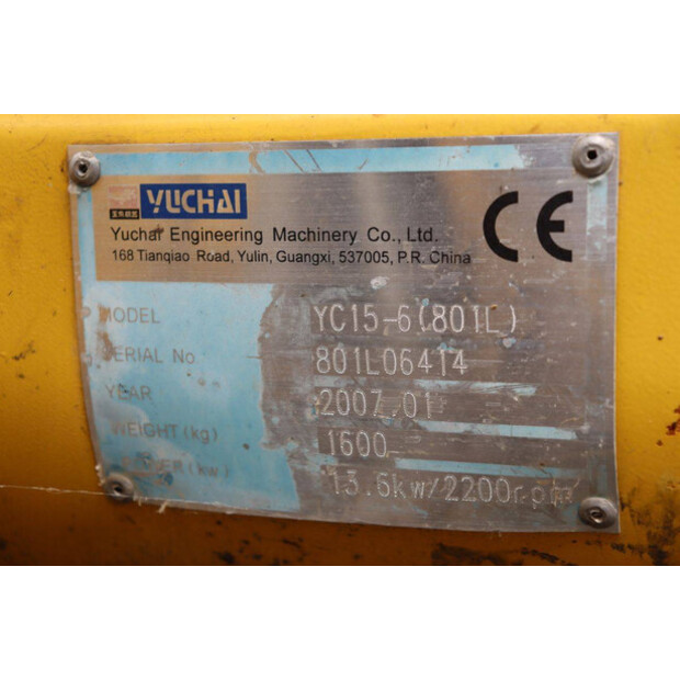 2018 Yuchaï D8T-41342801