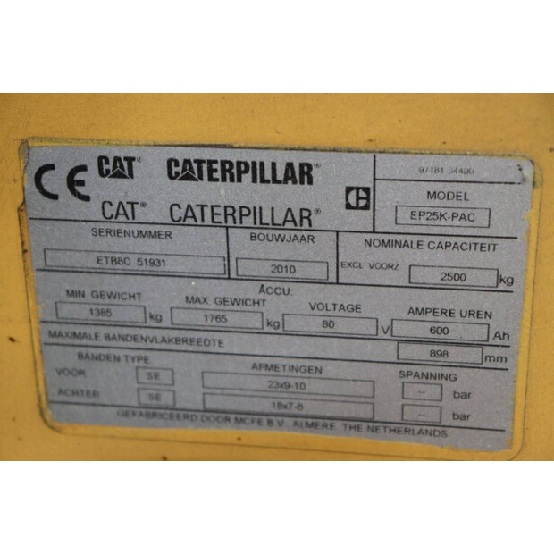 2010 Caterpillar EP25K-PAC-41343257