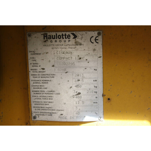 2013 Haulotte COMPACT 12DX-41343472