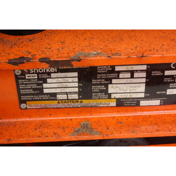 2016 Snorkel S3219E-41343505