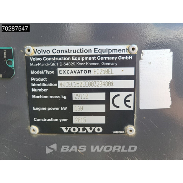 2015 فولفو EC250EL-41356964