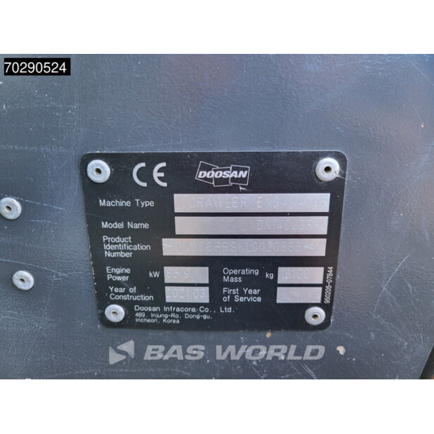2021 Doosan DX140 LCR-5-41357069