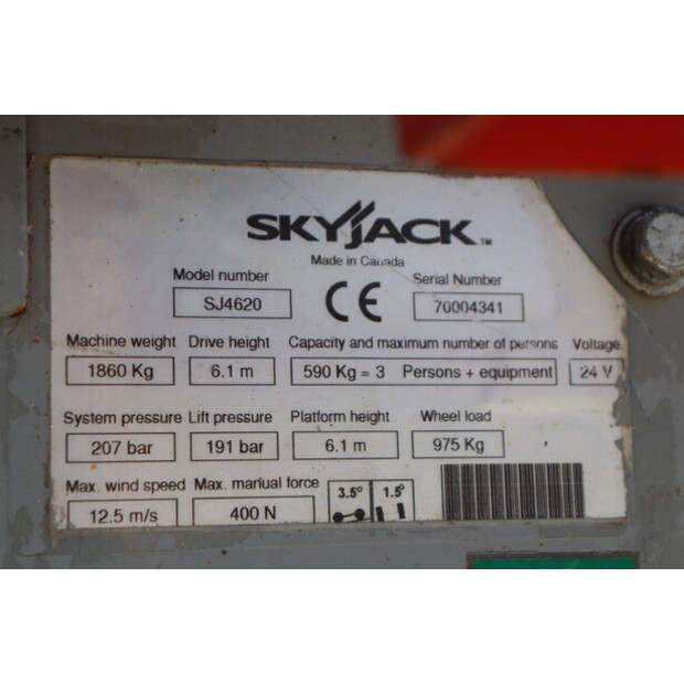 2008 SkyJack SJ4620-41358292