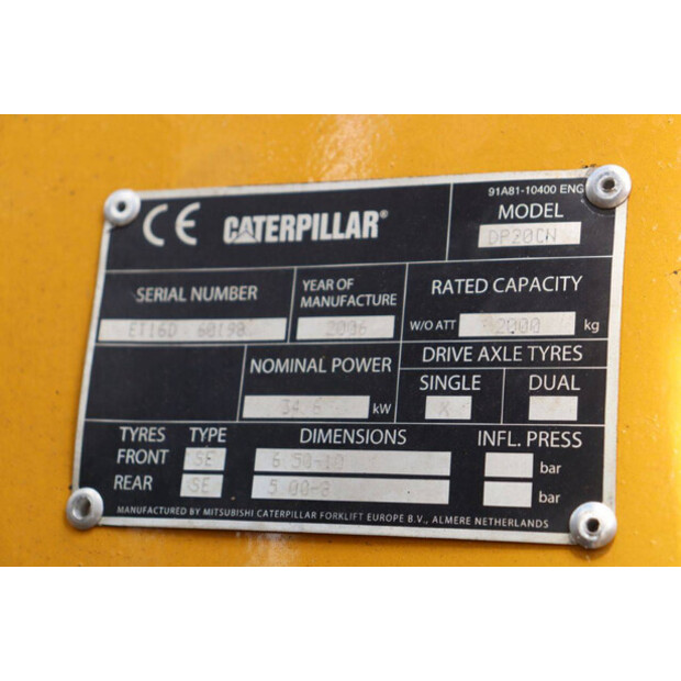 2006 كاتربيلر DP20CN-41358638