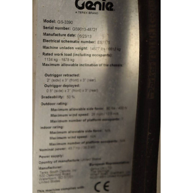 2013 Genie GS-3390RT-41359023