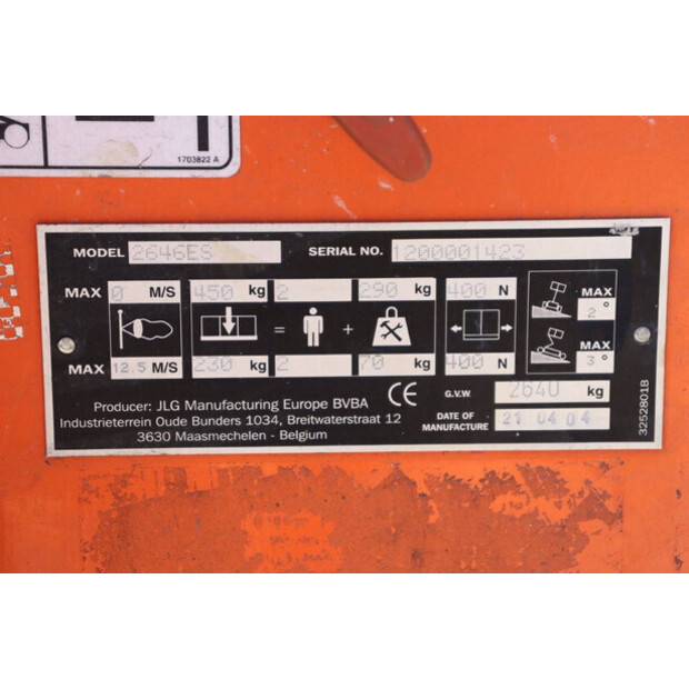 2004 JLG 2646ES-41359650