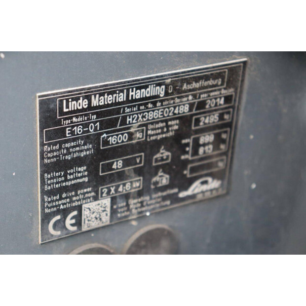 2014 Linde E16-01-41359998