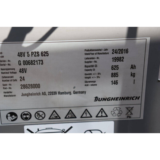 2016 Jungheinrich EFG216K-41360388