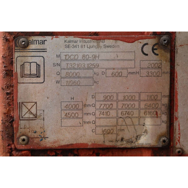 2002 كالمار DCD 80-9H-41361089