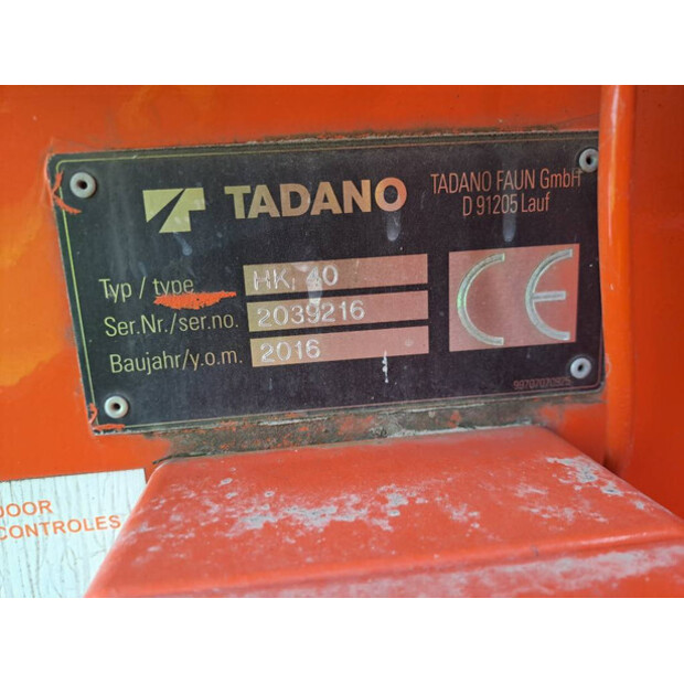 2016 Tadano Faun HK40-41378403
