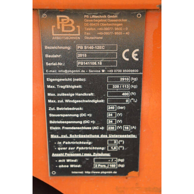 2015 PB PB S140-12EC-41379148
