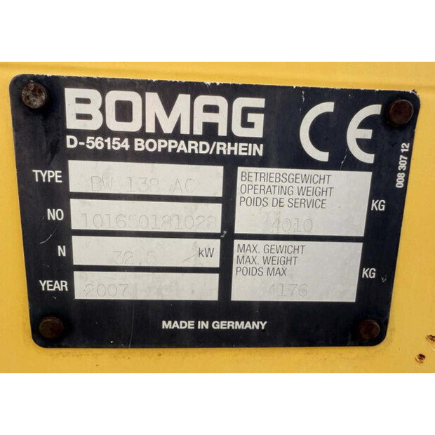 2007 بوماج BW138AC-41381101