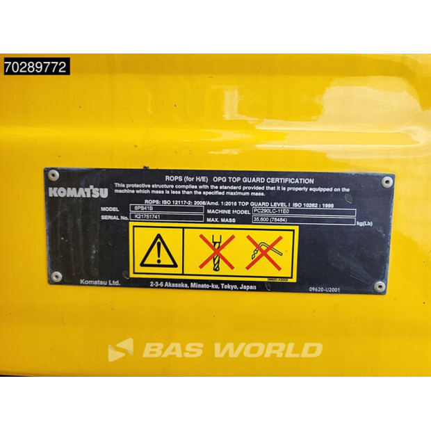 2022 كوماتسو PC290LC-11E0-41402495