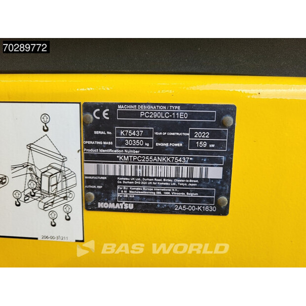 2022 كوماتسو PC290LC-11E0-41402496