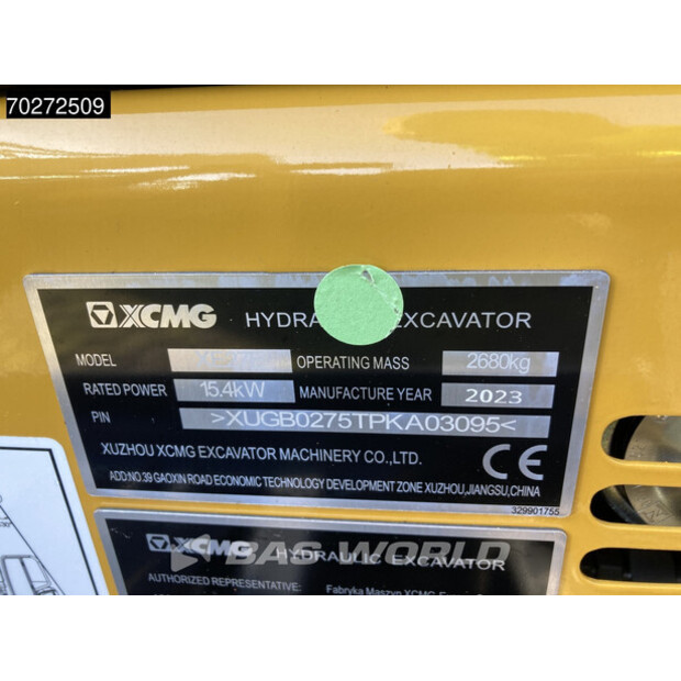 2023 XCMG XE27E-41402862