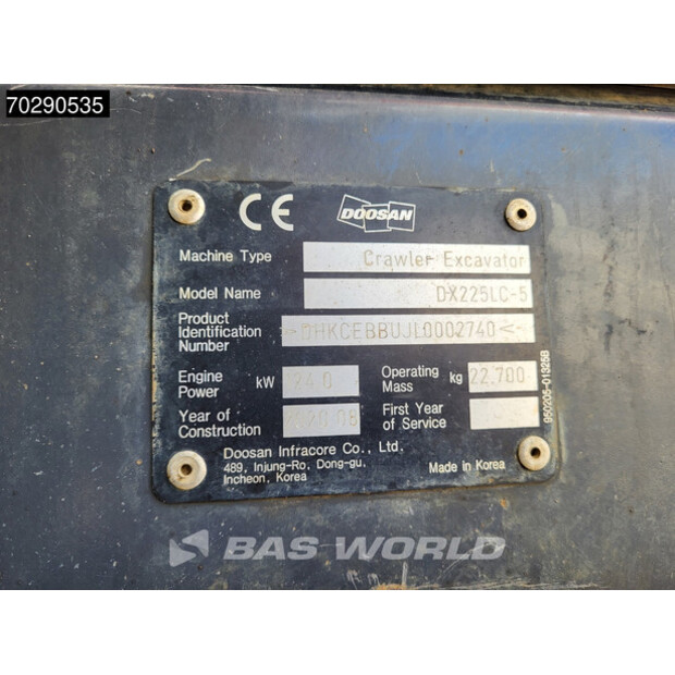 2020 دووسان DX255LC-5-41403076
