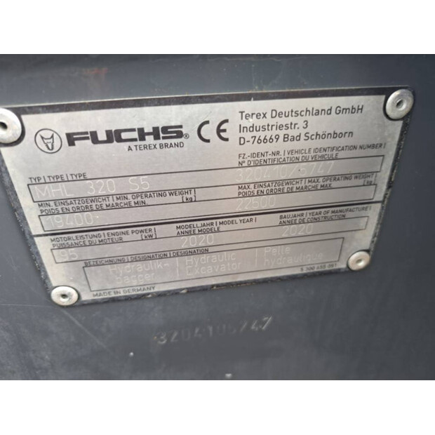 2020 FUCHS MHL320F-41433124
