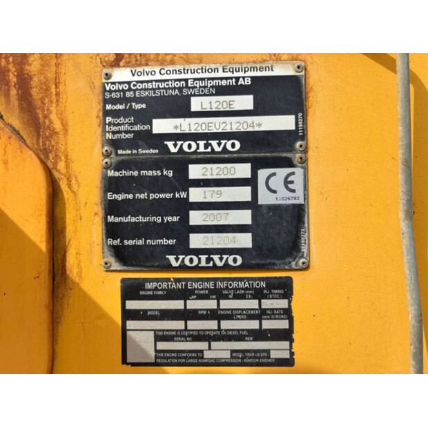 2007 Volvo L120E-41437176
