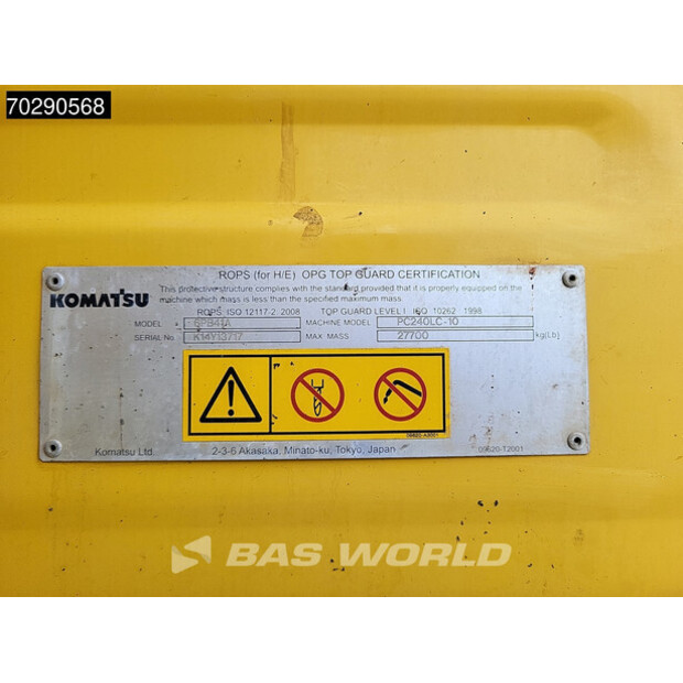 2015 Komatsu PC240LC-10-41437545