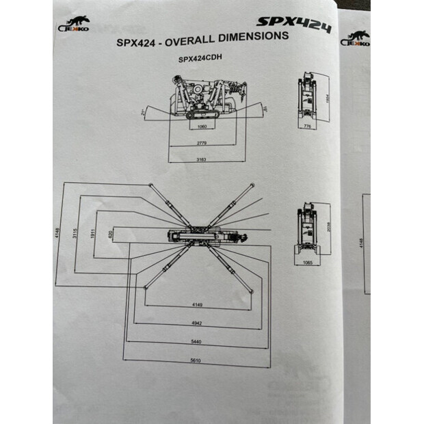 2016 جيكو SPX 424 CDH-41438000