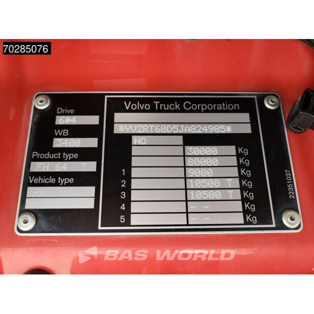 2018 Volvo FH 540-41438250