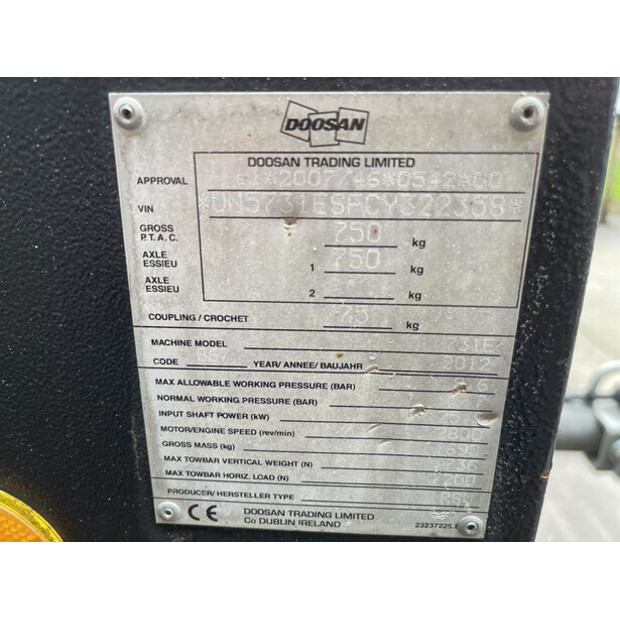 2012 Doosan 7 / 31 E-41480371
