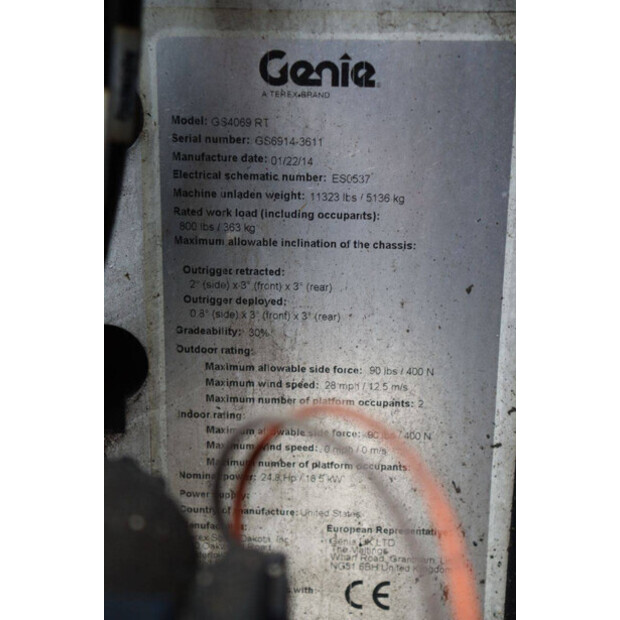 2014 Genie GS 4069 RT-41481692