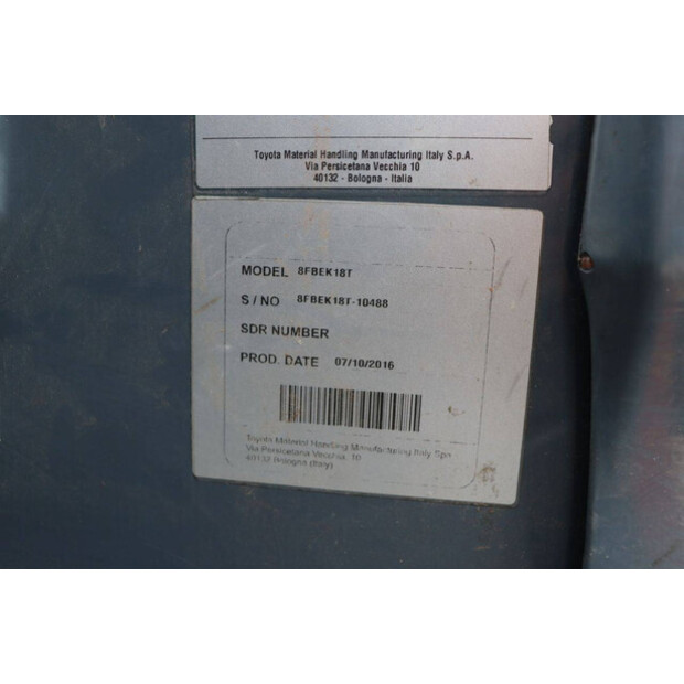 2016 Toyota 8FBEK18T-41482263