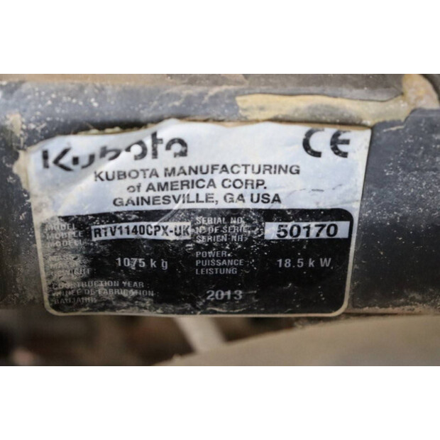 2013 كوبوتا RTV1140CPX-41482989