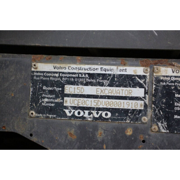 2018 Volvo EC15D-41483678