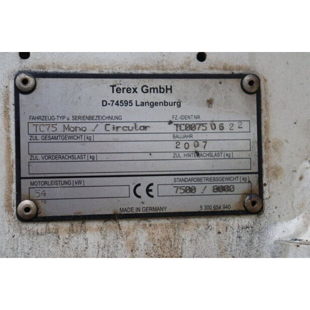 2007 Terex TC75 Mono-41485774