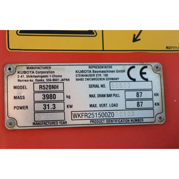 2011 KUBOTA R520NH-41486464