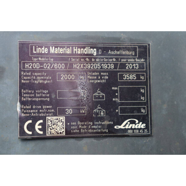 2013 Linde H20D-02/600-41486804
