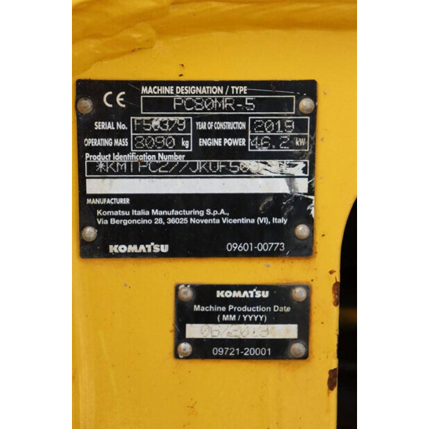 2019 Komatsu PC80MR-41487818