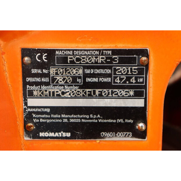 2015 Komatsu PC80MR-3-41488045