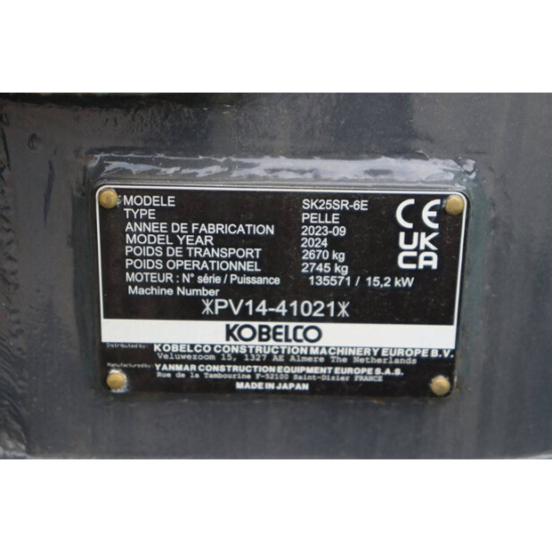 2023 KOBELCO SK25SR-6-41488133