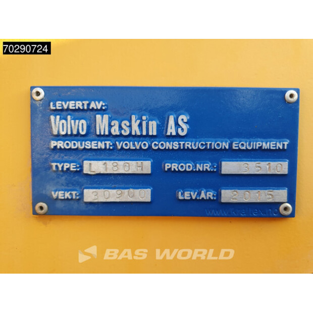 2015 Volvo L180H-41503244